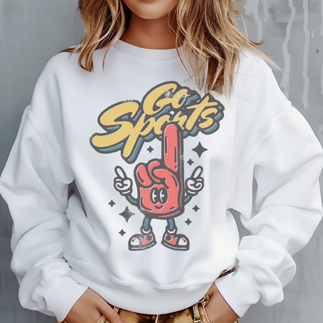 Sports Crewneck Sweatshirt - Trendy Comfort Meets Street Style