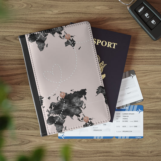 World Map Passport Cover – Travel in Style