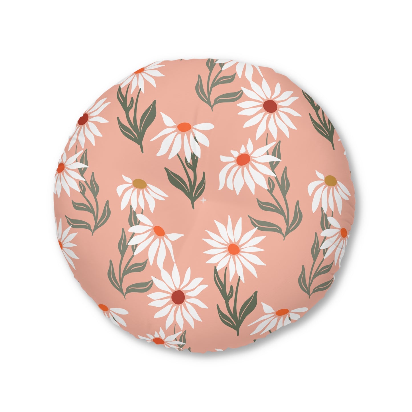 Boho Floral Tufted Floor Pillow – Cozy Meets Chic