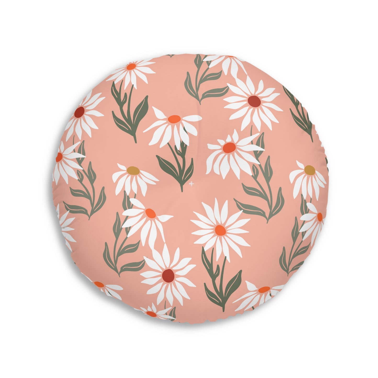 Boho Floral Tufted Floor Pillow – Cozy Meets Chic