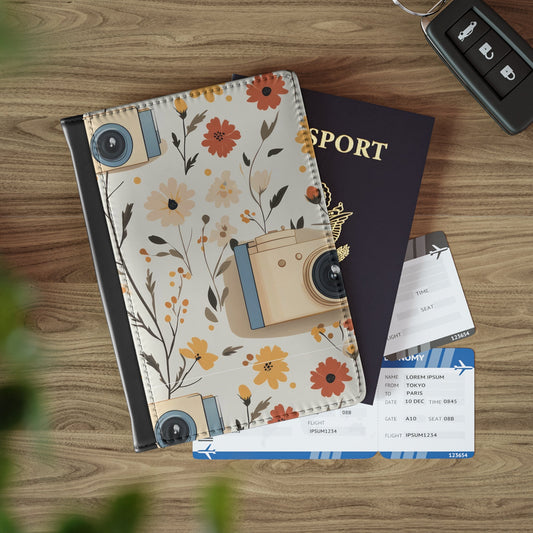 Floral Passport Cover | Travel Accessory & Gift for Adventure Lovers