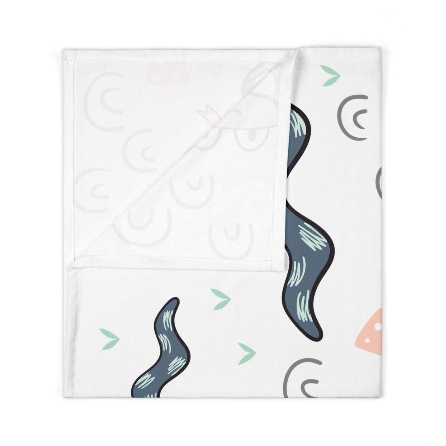 Playful Snake Baby Swaddle Blanket | Cozy Newborn Wrap & Baby Shower Gift