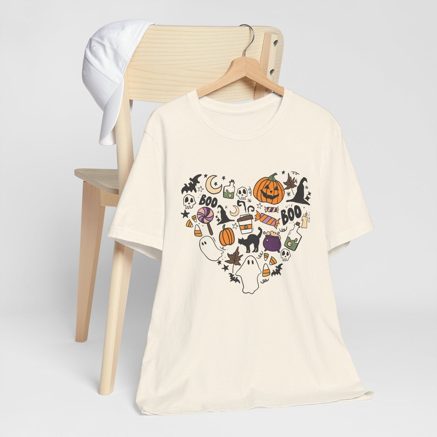 Halloween Ghosts & Pumpkins T- Shirt