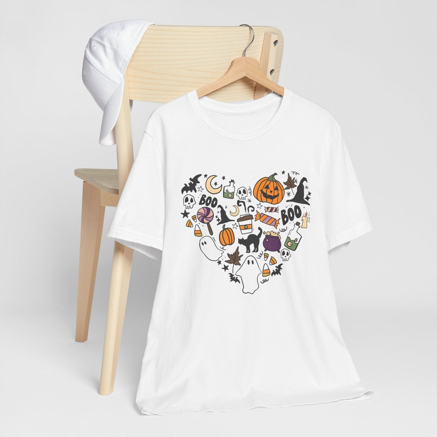 Halloween Ghosts & Pumpkins T- Shirt