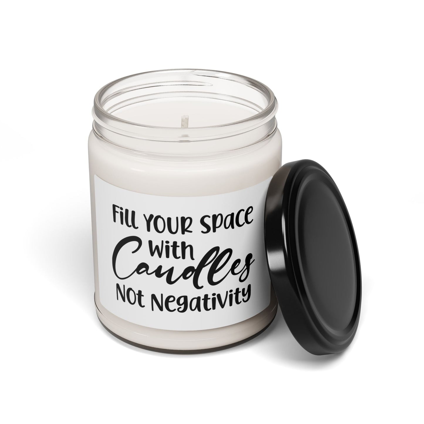 Scented Soy Candle with Inspirational Quote | Aromatherapy & Self-Care Gift for Her