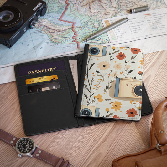 Floral Passport Cover | Travel Accessory & Gift for Adventure Lovers