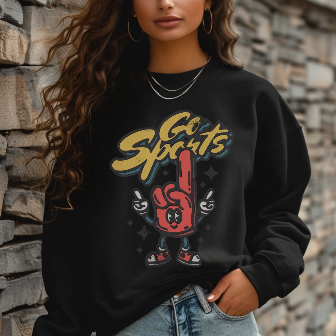 Sports Crewneck Sweatshirt - Trendy Comfort Meets Street Style