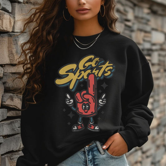 Sports Crewneck Sweatshirt - Trendy Comfort Meets Street Style