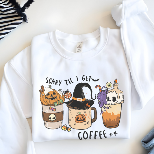 Halloween Coffee Sweatshirt
