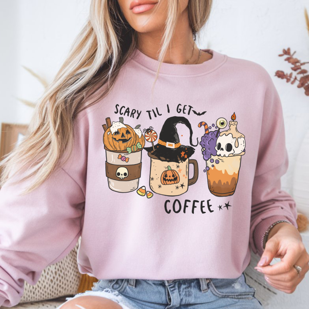 Halloween Coffee Sweatshirt
