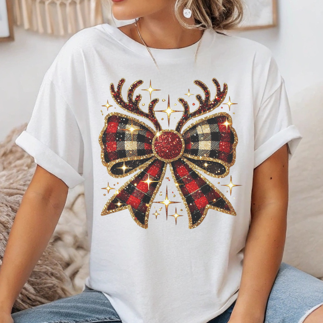 Christmas Plaid T- Shirt