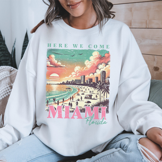 Miami Beach Vibes Sweatshirt