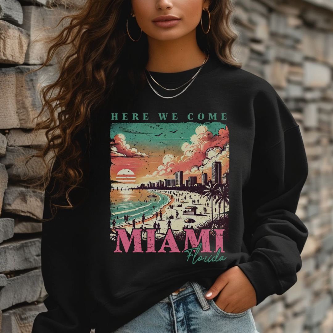 Miami Beach Vibes Sweatshirt