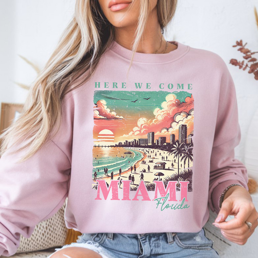 Miami Beach Vibes Sweatshirt