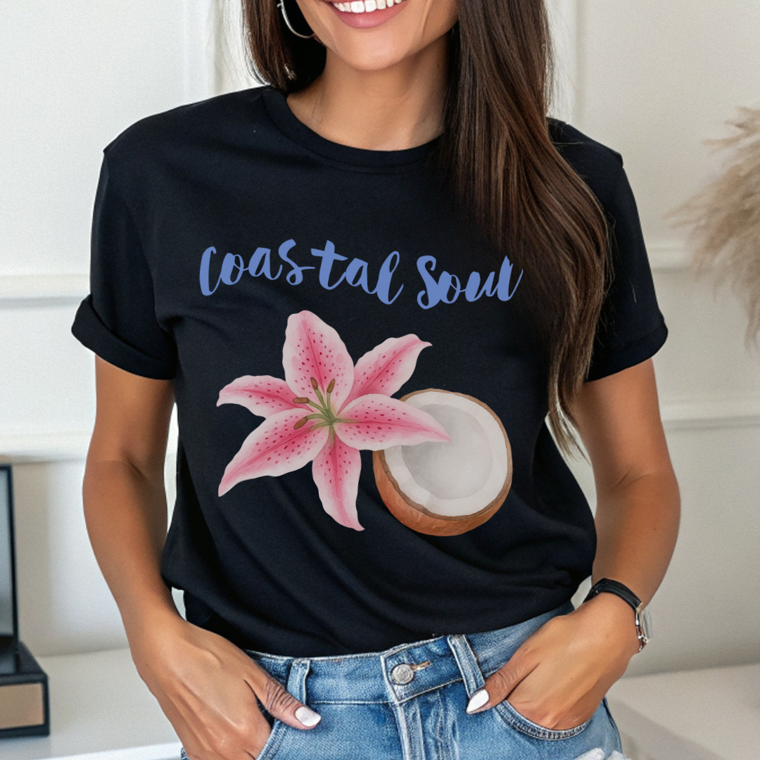 Coastal Soul T- Shirt – Embrace the Summer Vibes