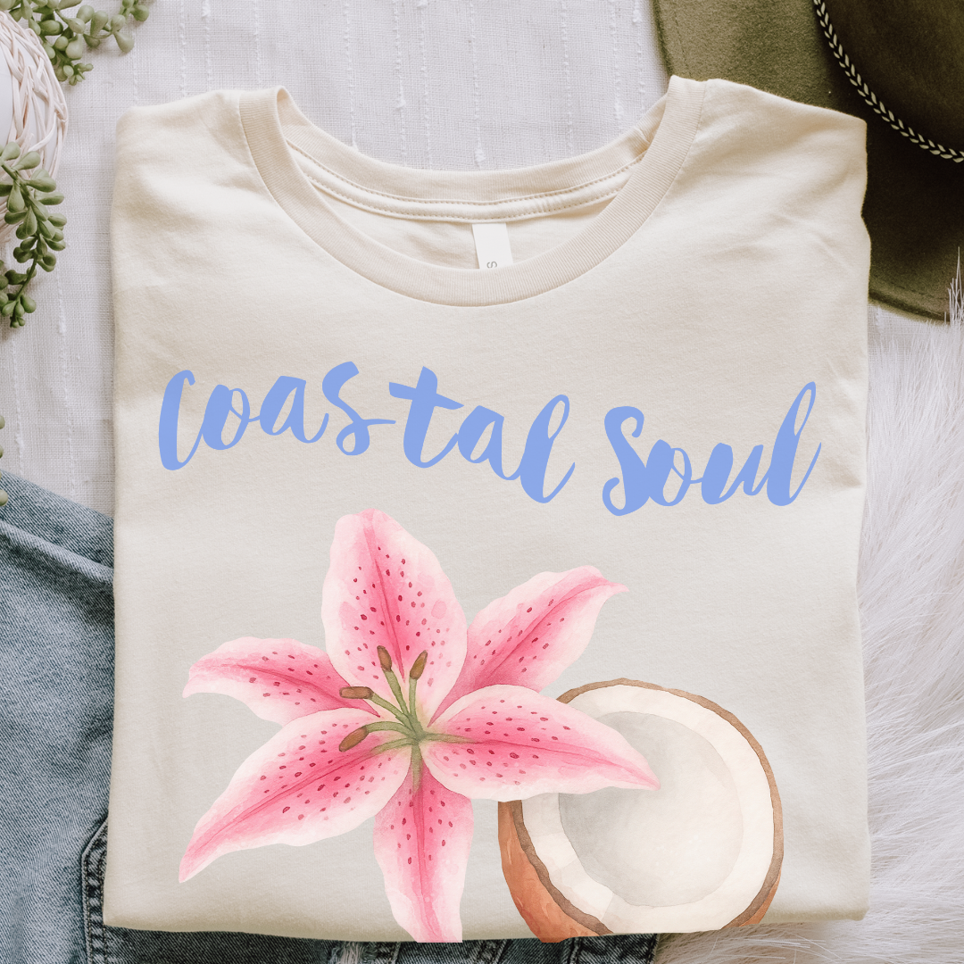 Coastal Soul T- Shirt – Embrace the Summer Vibes