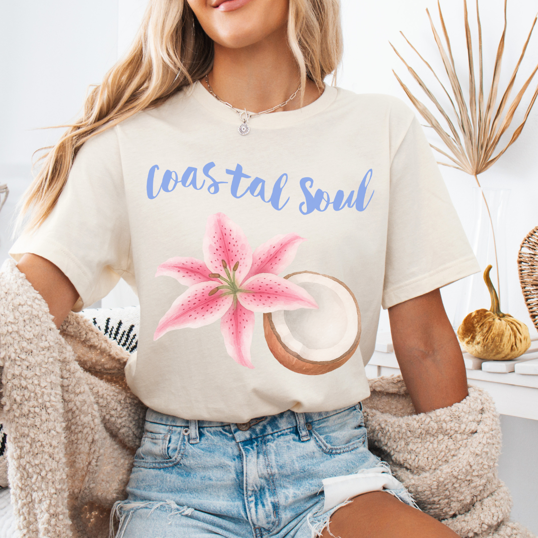 Coastal Soul T- Shirt – Embrace the Summer Vibes