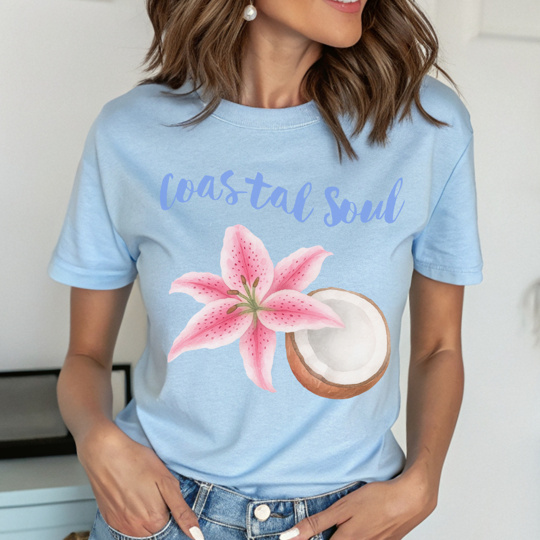 Coastal Soul T- Shirt – Embrace the Summer Vibes