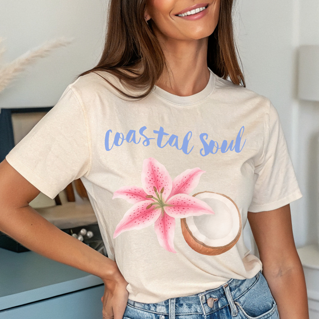 Coastal Soul T- Shirt – Embrace the Summer Vibes
