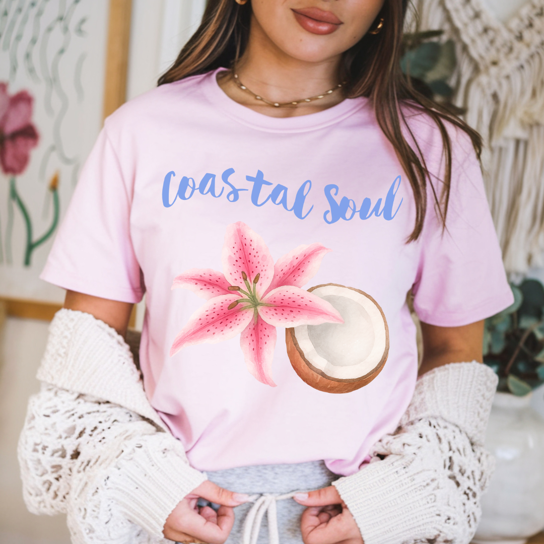 Coastal Soul T- Shirt – Embrace the Summer Vibes