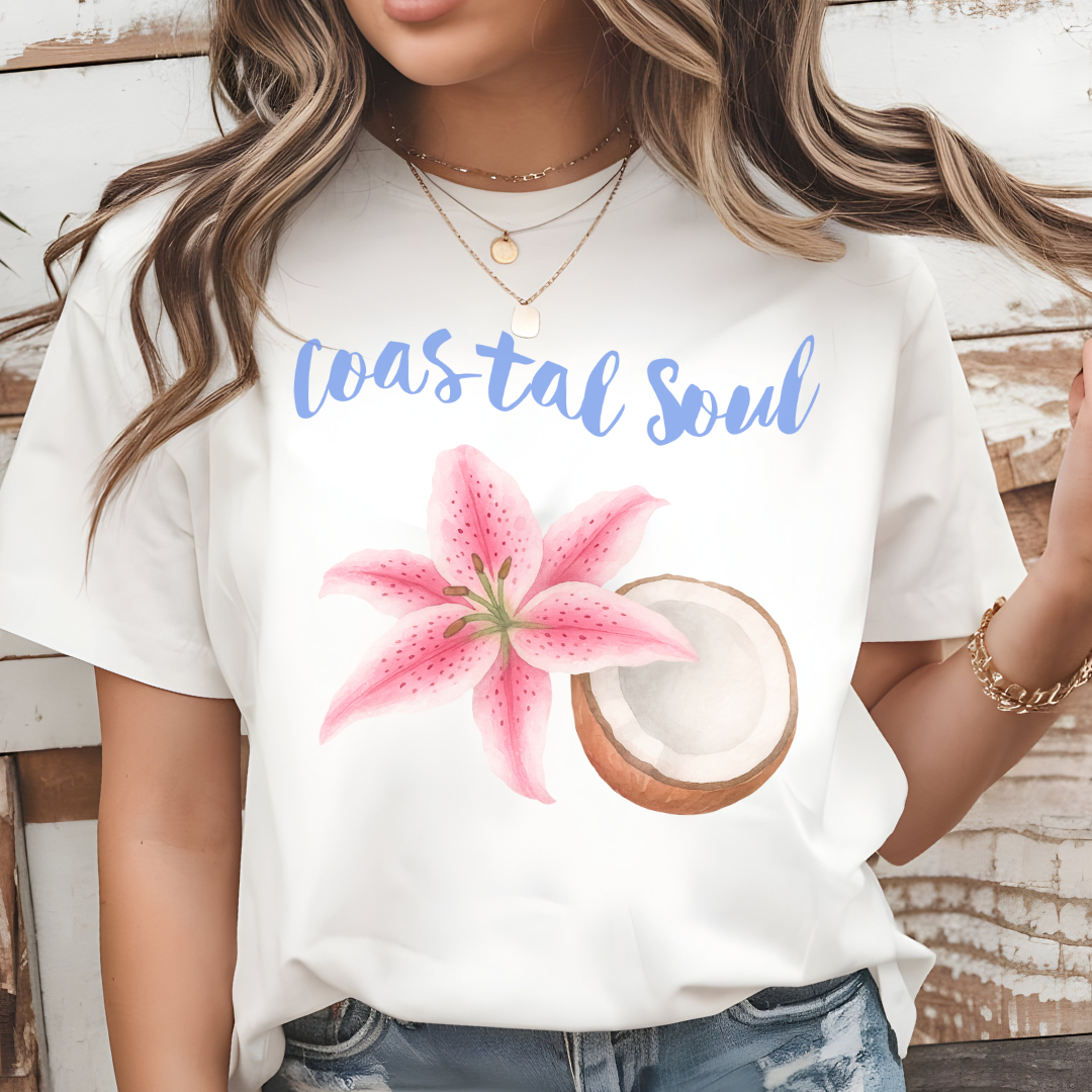 Coastal Soul T- Shirt – Embrace the Summer Vibes